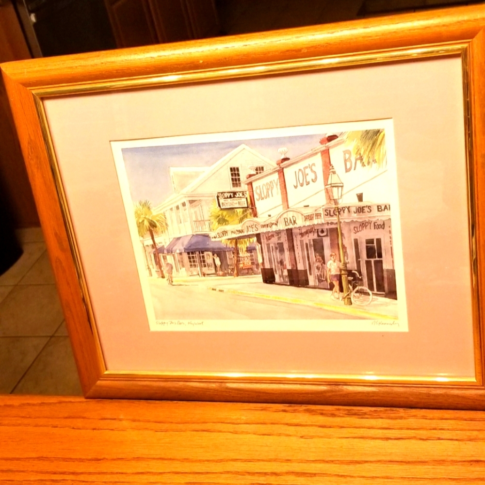 Key West World Famous SLOPPY JOE'S Artwork